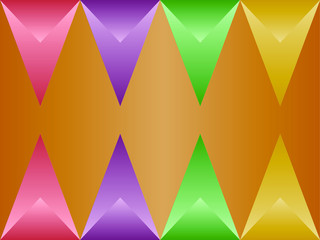 very delicate background of even colored triangles