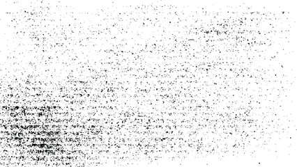 Abstract vector noise. Small particles of debris and dust. Distressed uneven background. Grunge texture overlay with rough and fine grains isolated on white background. Vector illustration. EPS10.