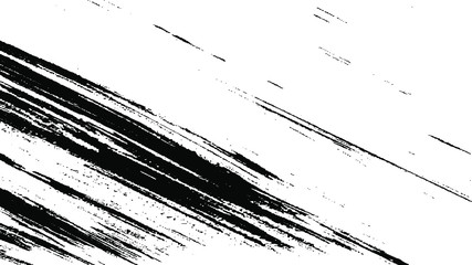 Vector brush sroke texture. Distressed uneven grunge background. Abstract distressed vector illustration. Overlay over any design to create interesting effect and depth. Black isolated on white. EPS10