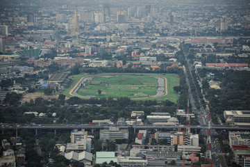 panorama of a large beautiful city
