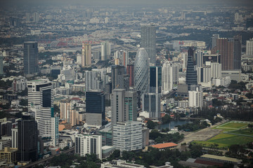 Fototapeta na wymiar panorama of a large beautiful city