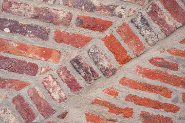 Texture of brick wall II, Prague, Czech Republic