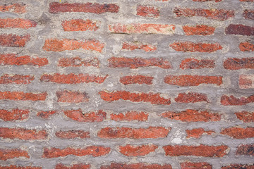 Texture of brick wall, Prague, Czech Republic