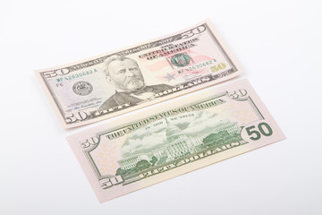 American dollars background.