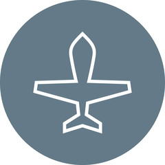 Drone Unmanned Aerial Vehicle Outline Icon