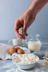 Recipe ingredients for bread