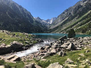 lake in mountains