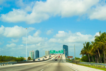 Highway traffic in Miami, officially the City of Miami, is the seat of Miami-Dade County, and the...