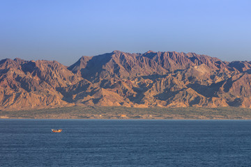 view of the Iranian shore