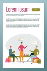 Students Talking in Group Communicate, Brainstorm.