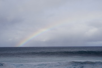 Regenbogen über dem Atlantik bei Madeira