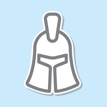 recommend clip art: Spartacus, hat sticker icon. Simple thin line, outline vector of mythology icons for ui and ux, website or mobile application
