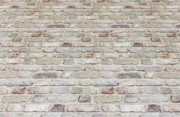 Ornamental brick wall forms part of interior