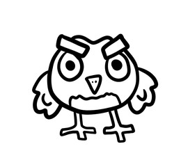 Stylized Owl Doodle