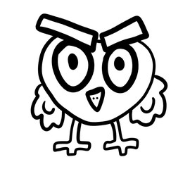 Stylized Owl Doodle