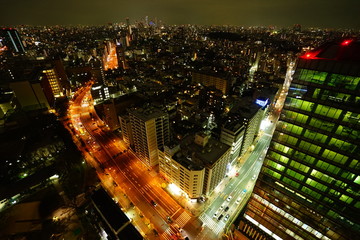 東京　夜景　池袋　展望台