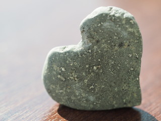 Heart Shaped Rock and its Shadow