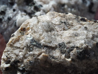 Unpolished Granite from Yosemite Closeup