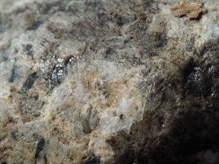 Unpolished Granite from Yosemite Closeup
