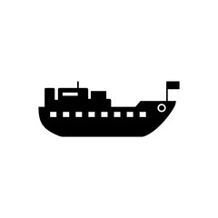 Water transport, ship icon. Simple vector boat icons for ui and ux, website or mobile application