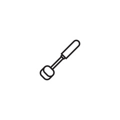 Kitchen ladle soup cook icon. Ladle for your web site design or mobile app, graphic design, UI. EPS10. Vector illustration