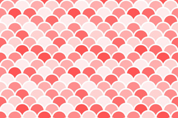 Vector seamless fish scales pattern. Beautiful oriental ornament. Design for fabric, textile, wallpaper, wrapping