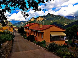 house in the mountains near Barcelona