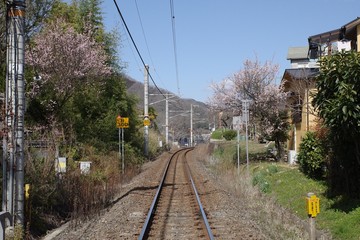 日本の岡山県高梁市の美しい町の風景
