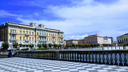 Naklejka premium Paseo de Livorno