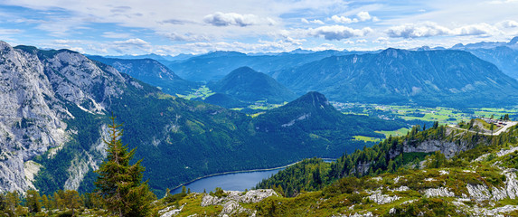Altaussee Lake view from Loser Mountain