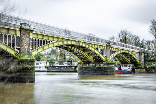 Richmond bridge in the winter morning, London
