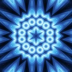 Abstract Fractal Kaleidoscope Pattern Texture for Wallpaper or Tiles Floor