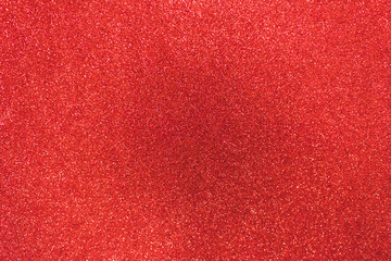 Red shiny background with sparkles. Abstract holiday background