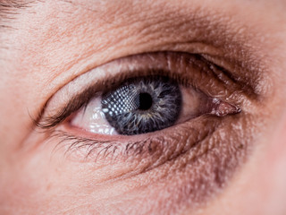 Obraz premium crying blue eye