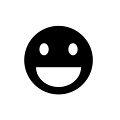 Emoticon, emoji icon happy