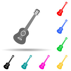 guitar icon. Detailed icon of musical instrument icon. Premium quality graphic design. One of the collection icon for websites, web design, mobile app on white background
