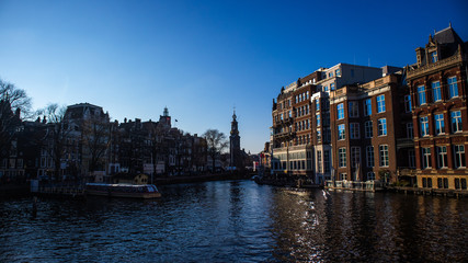 Fototapeta premium Amsterdam Daytime Canal