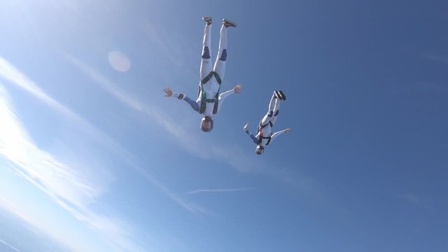 Skydivers over Deland FL, USA
