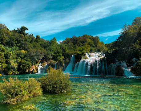 Krka Waterfalls, Croatia © Pawan