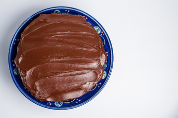 Chocolate cake with chocolate frosting