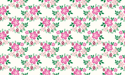 Easter egg pattern background, with leaf and flower wrapping paper decor.