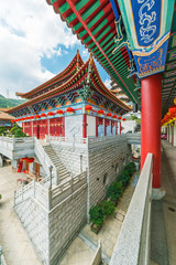 Obraz premium Chinese temple Western Monastery in Hong Kong city