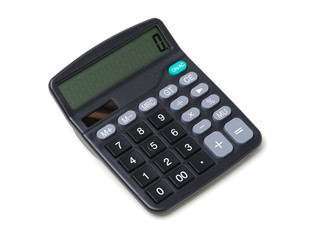Calculator isolated on white background 