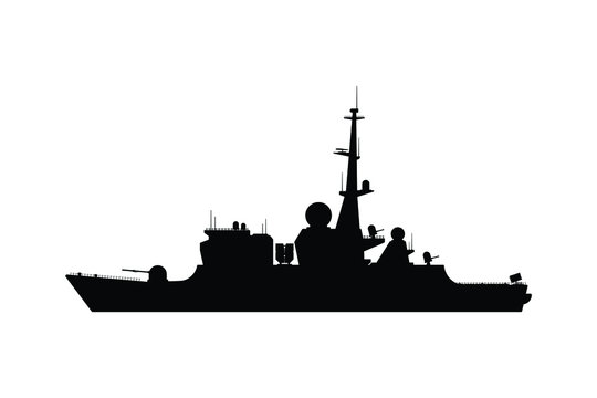 battleship silhouette clip art