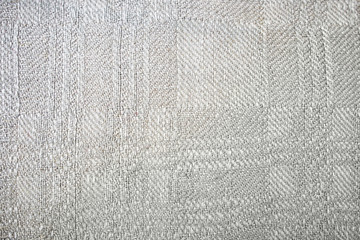 Gray handmade fabric texture. Abstract background, empty template.