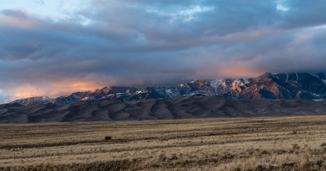 Sunset Over Colorado's Great Sand Dunes
