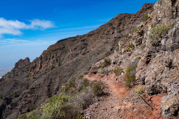 Berglandschaft auf Teneriffa im Sommer