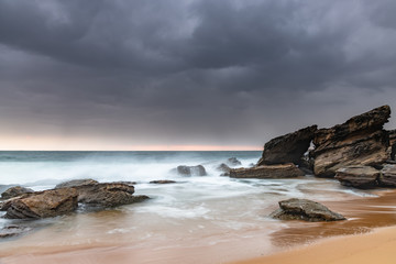 Moody Morning Seascape