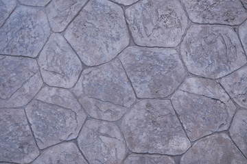 concrete floor sotne shaped