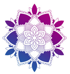 Mandala patterns on isolated background